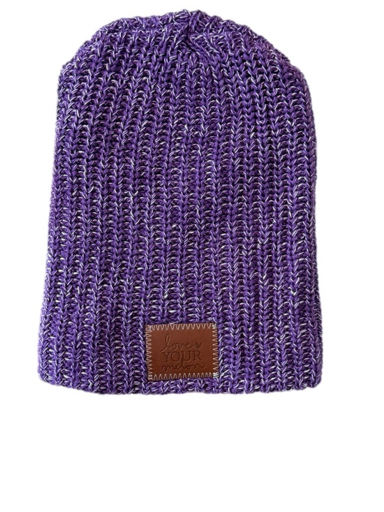 Love Your Melon Accessories - Love Your Melon Purple Beanie
